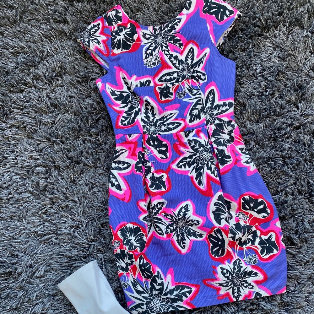 Nasty Gal - Multicolored Printed Flower Mini Dress